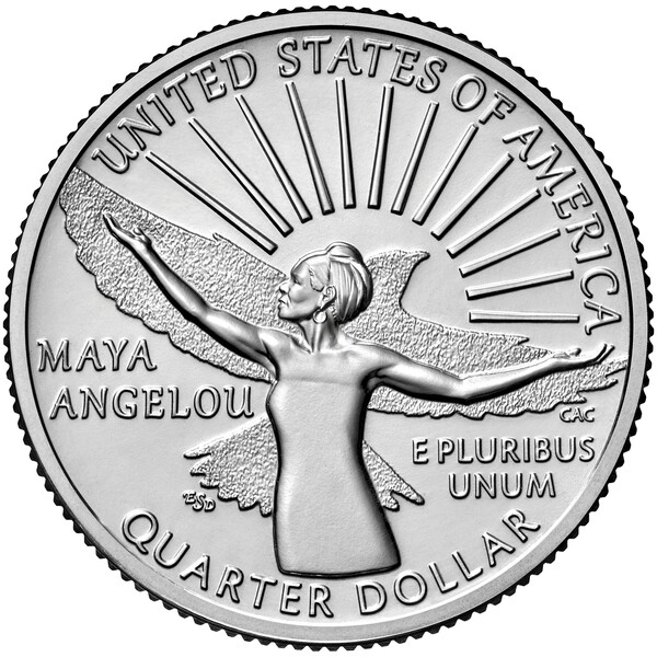 Η Μάγια Αγγέλου έγινε η πρώτη μαύρη γυναίκα σε αμερικανικό νόμισμα