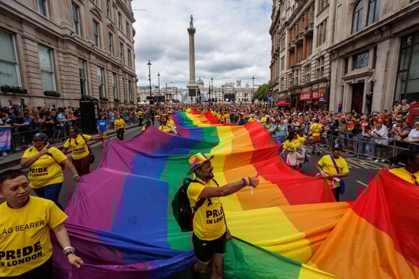 Revellers fill London for 50th anniversary of Pride