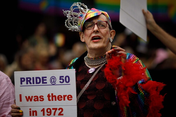 Revellers fill London for 50th anniversary of Pride