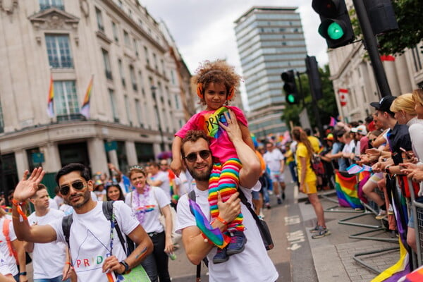 Revellers fill London for 50th anniversary of Pride