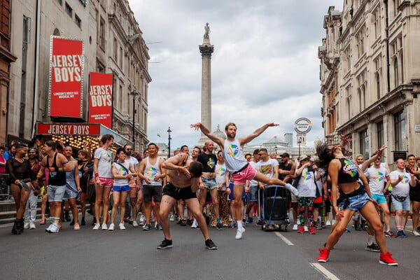 Revellers fill London for 50th anniversary of Pride