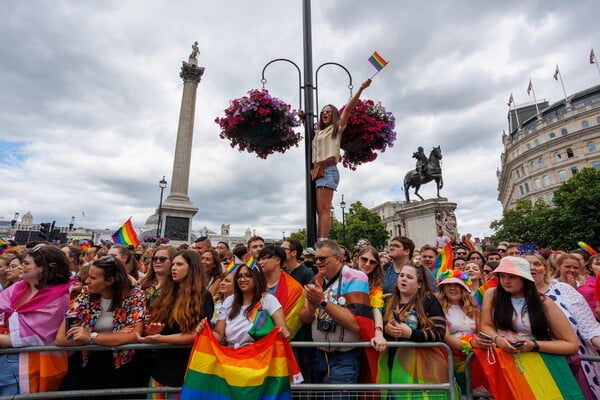 Revellers fill London for 50th anniversary of Pride