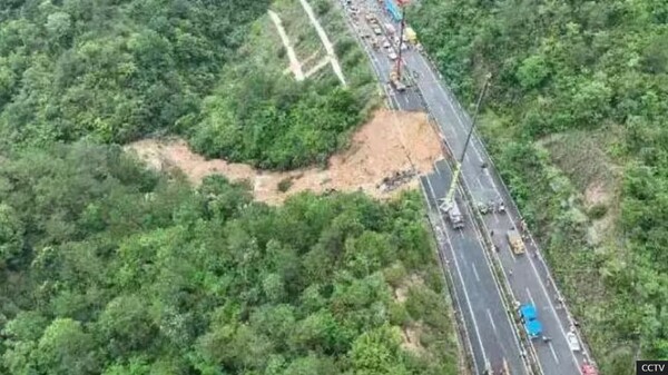 Κίνα: Κατέρρευσε αυτοκινητόδρομος μετά από σφοδρές βροχές - 36 νεκροί