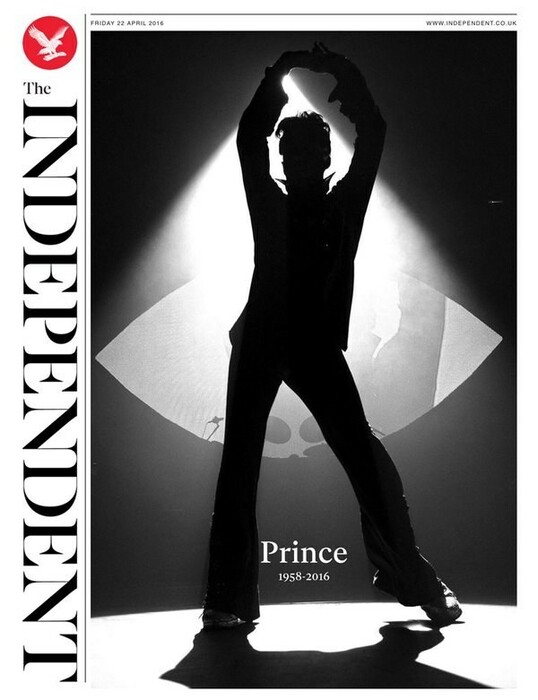 Οι μεγαλύτερες εφημερίδες του πλανήτη αφιερώνουν το πρωτοσέλιδό τους στον Prince