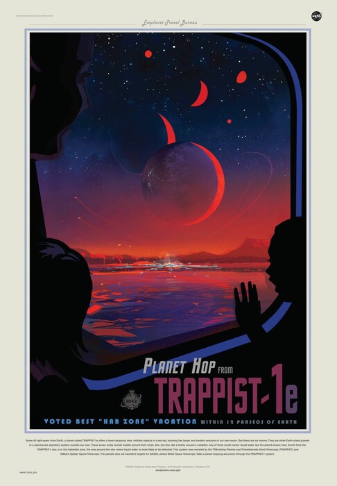 Τα διαφημιστικά posters της ΝASA για διακοπές στους πλανήτες που μόλις ανακαλύφθηκαν