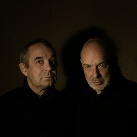 Ο Brian Eno με τον Roger Eno φέτος το καλοκαίρι στο Ηρώδειο