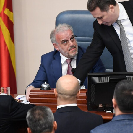 O πρόεδρος της Βόρειας Μακεδονίας έλαβε εντολή σχηματισμού υπηρεσιακής κυβέρνησης