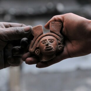 Archaeologists uncover post-conquest Aztec altar in Mexico City