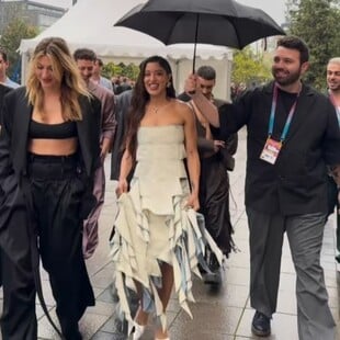 Eurovision 2024: Η Μαρίνα Σάττι στο Τιρκουάζ Χαλί της διοργάνωσης