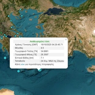 ΣΕΙΣΜΟΣ ΤΩΡΑ ΚΡΗΤΗ