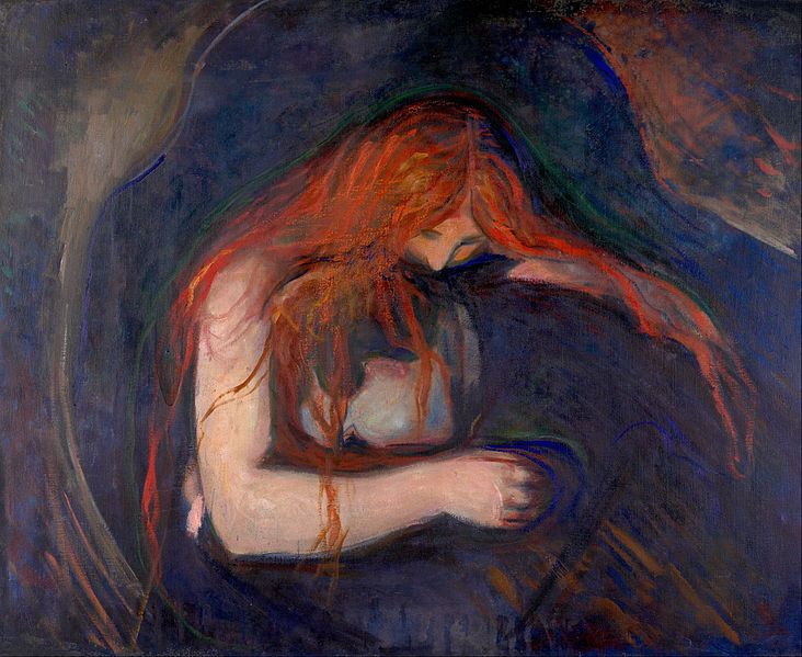 Edvard Munch-Vampire