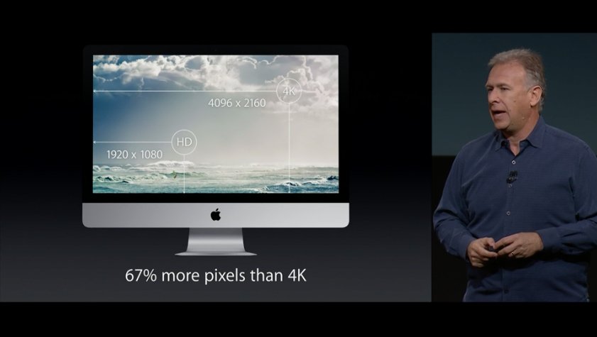 To νεό iMac 27 ιντσών με την εντυπωσιακή οθόνη τεχνολογίας Retina και ανάλυση 5Κ (5120 x 2880)