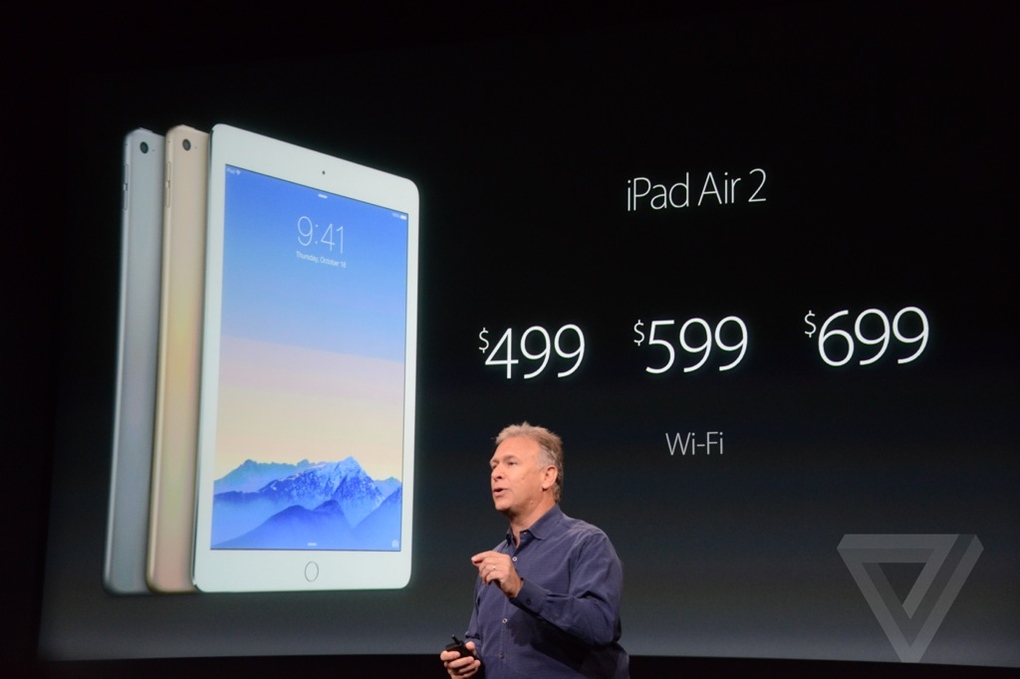 Οι τιμές του νέου iPad Air 2 - φωτό: The Verge