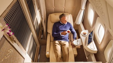 Μέσα στη νέα σουίτα πρώτης θέσης της Emirates: σαν εναέριο πεντάστερο ξενοδοχείο