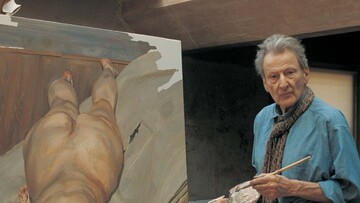 Στο στούντιο του Lucian Freud