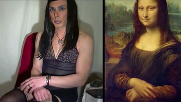 Camsex meets art: Θα ήθελες να μου ποζάρεις όπως η Μόνα Λίζα;