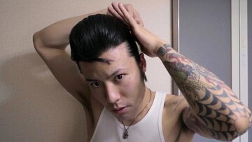 Το πορτρέτο του Johnny Jeana, ενός ροκαμπιλά από το Τόκιο