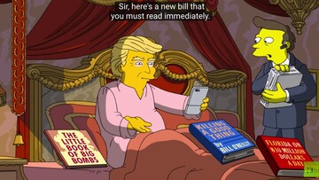 Πώς κατεδαφίζουν οι Simpsons τις 100 πρώτες μέρες του Τραμπ στην προεδρία σε 100''