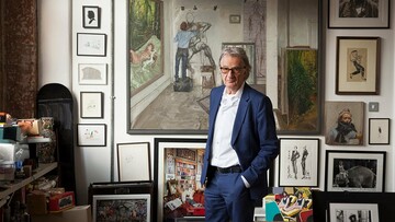 Ο Paul Smith είναι ένας εκλεκτικός συλλέκτης έργων τέχνης