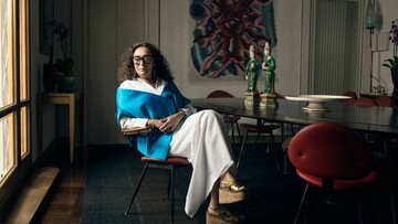 Στο σπίτι της γκαλερίστα Nina Yashar στο Μιλάνο