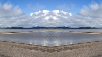 Οι "άσπρες αλυκές" του Μεσολογγίου.