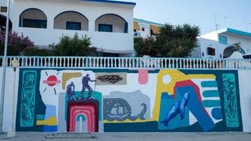 Τρεις Έλληνες καλλιτέχνες φέρνουν τη street art στα ακριτικά νησιά
