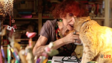 H Ζυράννα Ζατέλη και οι γάτες της