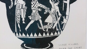 To ωραίο κόλλημα του Jonas Wood με τα αττικά αγγεία