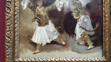 Δυό πίνακες του Delacroix με Σουλιώτες που χορέυουν