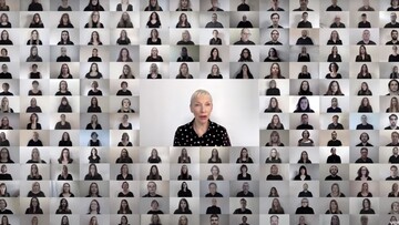 Η Annie Lennox με τη χορωδία του London City Voices ερμηνεύει μοναδικά, σε μια εικονική παράσταση, το Dido's Lament.