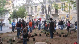 Guerilla Gardening, Quantized Music Label Party.
