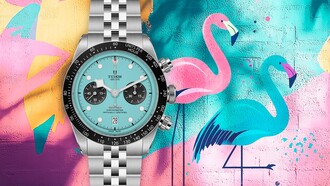 Flamingo Blue: Μια ξεχωριστή και δυναμική επιλογή της Tudor για τους λάτρεις των χρονογράφων