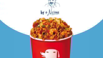 Mailo’s The Pasta Project: H γαριδομακαρονάδα του Ντίνου στην Τήνο έγινε street food
