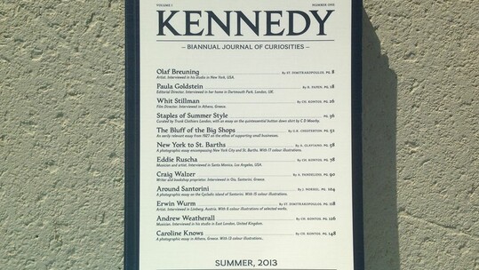 KENNEDY ένα υπέροχο περιοδικό βιβλιοθήκης