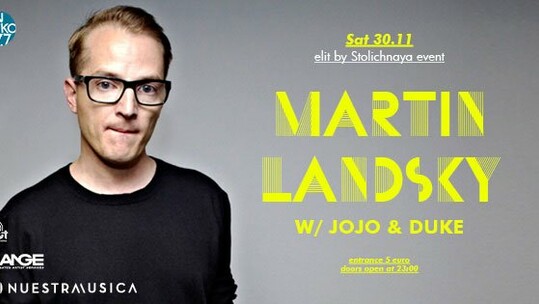 Nuestra Musica and Pixi present: Landsky (DE) w/ Jojo & Duke