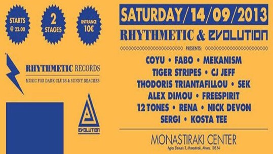 Rhythmetic & Evolution night