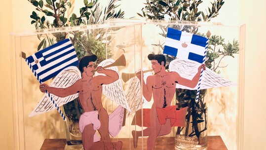 Επίσκεψη στη θαυμαστή έκθεση με 91 έργα του Γιάννη Τσαρούχη στην Άνδρο