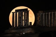 Η πανσέληνος του Ιουνίου στο Σούνιο