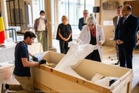 Το Βέλγιο επέστρεψε σαρκοφάγο 2.000 ετών στην Αίγυπτο