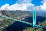 Κίνα: Η στιγμή της κατάρρευσης της γέφυρας Hongqi λίγους μήνες μετά τα εγκαίνια