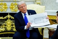 ΝΤΟΝΑΛΝΤ ΤΡΑΜΠ ΛΕΥΚΟΣ ΟΙΚΟΣ ΑΙΘΟΥΣΑ ΧΟΡΟΥ 