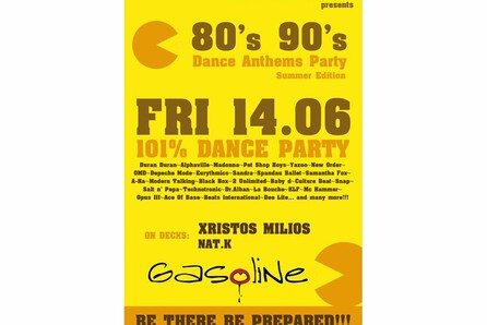 101% DANCE PARTY (80's - 90's Anthems) |Summer Edition| @ Gasoline