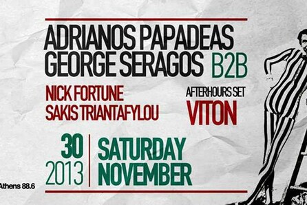 Adrianos Papadeas b2b George Seragos w/ Viton, Nick Fortune & Sakis Triantafylloy @ Playground