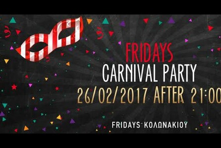 Carnival Costume Party @Fridays™ Κολωνακίου