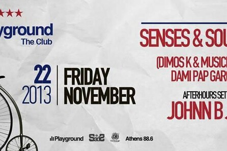 Senses & Soulkeez (Dimos K-Musiclover) w/ Johnn B Jr (Afterhours) & Dami Pap Garcia @Playground