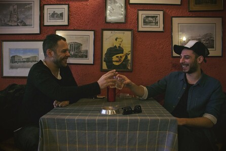 Gus & Bonso w/ Wragi at six d.o.g.s