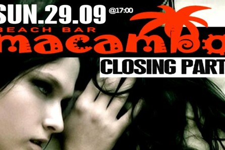 Macambo Beach Bar closing party