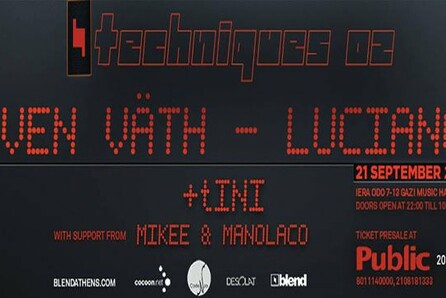 Blend presents Techniques 02 w/ Sven Väth, Luciano & tINI