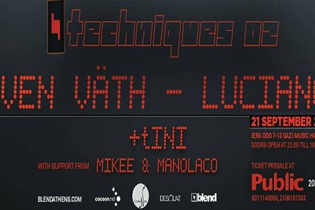 Blend presents Techniques 02 w/ Sven Väth, Luciano & tINI