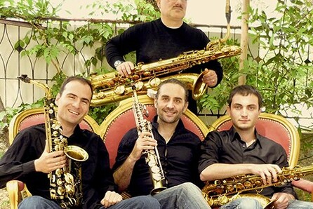 Συναυλία με το κουαρτέτο σαξοφώνων S.T.A.B. "Με τον αέρα γραμμένο"